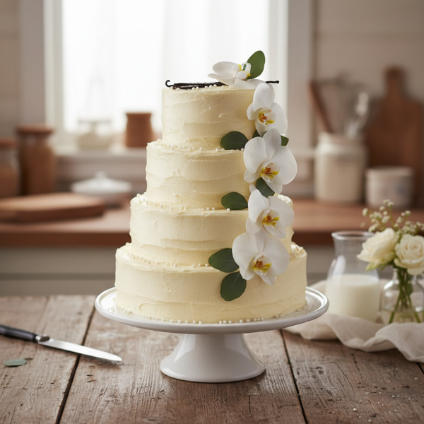 Classic Vanilla Celebration Cake recipe