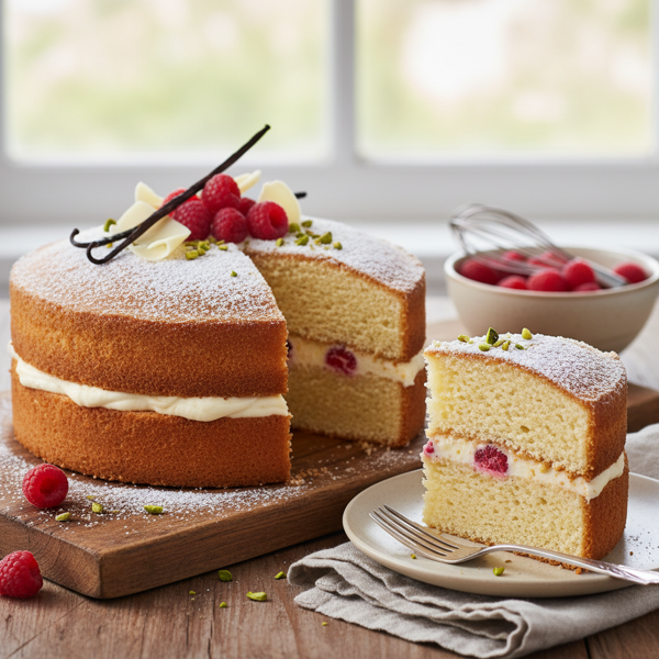 Classic Vanilla Genoise Cake recipe