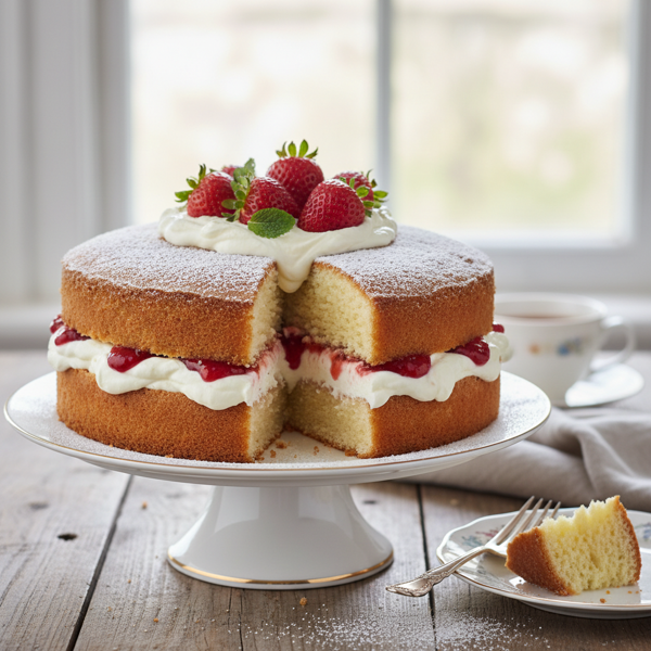 Classic Victoria Sponge Cake recipe
