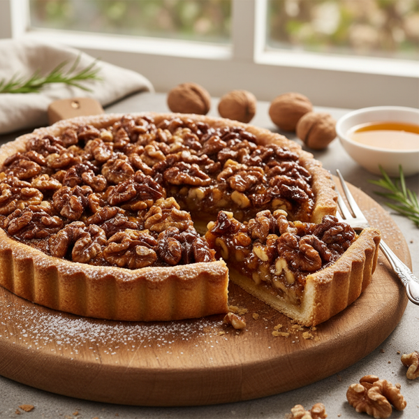 Classic Walnut Delight Tart recipe