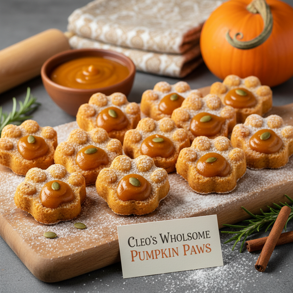 Cleo’s Wholesome Pumpkin Paws recipe