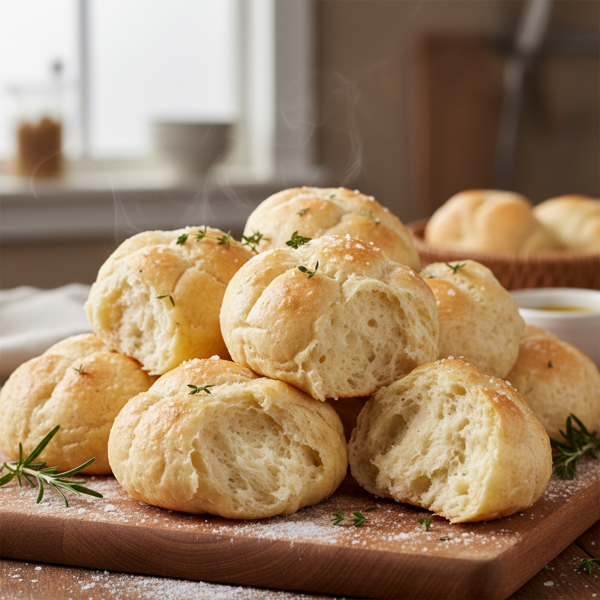 Cloud-Like Dinner Rolls recipe