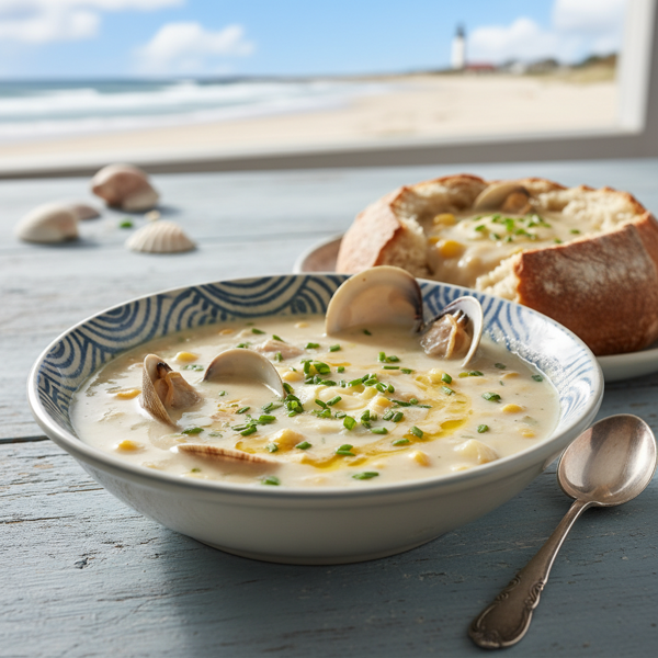 Coastal Corn & Clam Chowder recipe