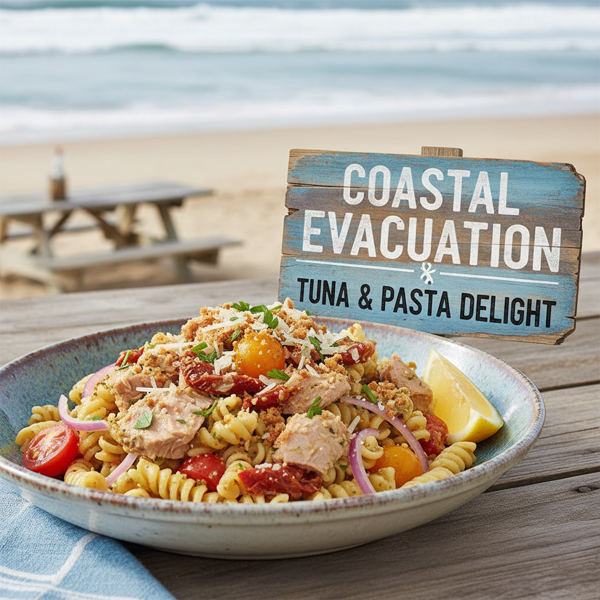Coastal Evacuation Tuna & Pasta Delight recipe