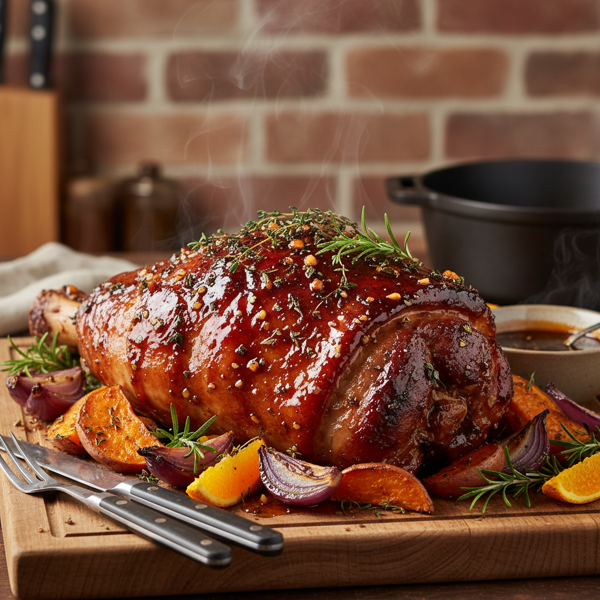 Coca-Cola Glazed Roasted Pork Leg recipe