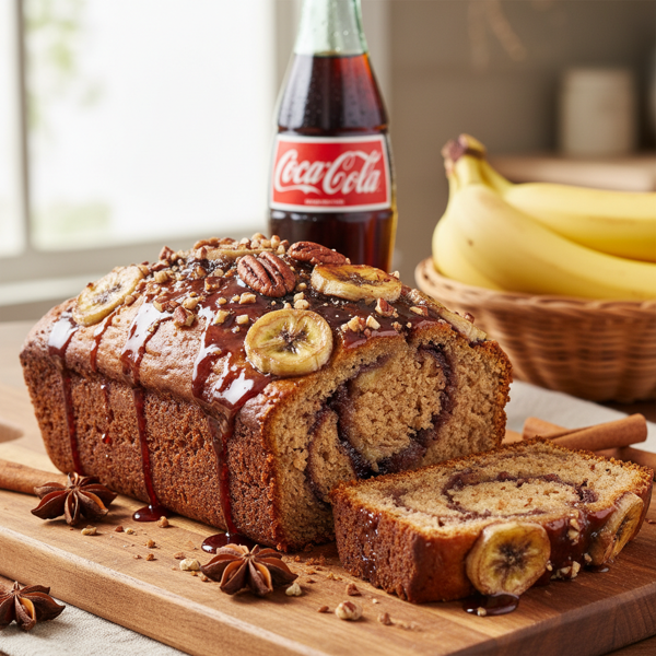 Coca-Cola Infused Banana Bread Delight recipe
