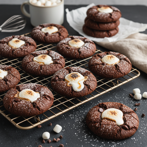 Cocoa Marshmallow Surprise Cookies recipe
