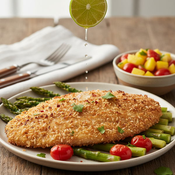 Coconut-Crusted Tilapia Delight recipe