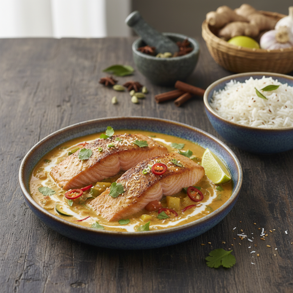 Coconut-Curry Salmon Delight recipe