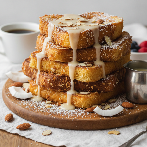 Coconut Almond Delight French Toast recipe