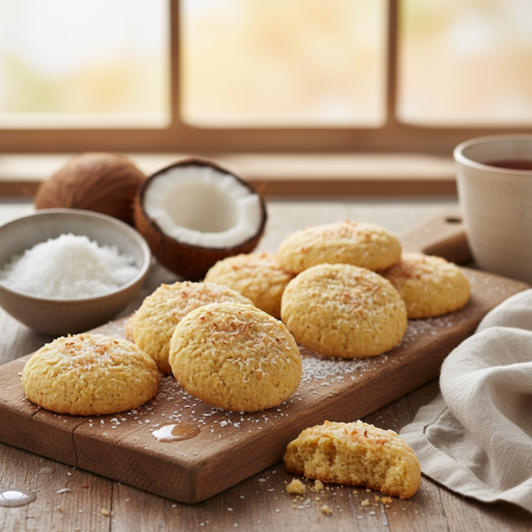 Coconut Bliss Shortbread Cookies recipe