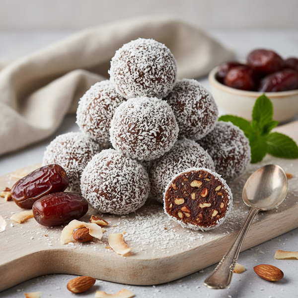 Coconut Date Delight Balls recipe