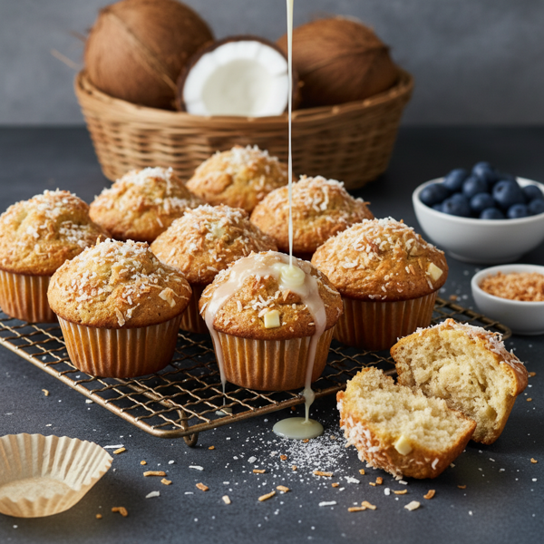 Coconut Delight Gluten-Free Muffins recipe