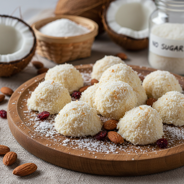 Coconut Delight No-Sugar Candies recipe