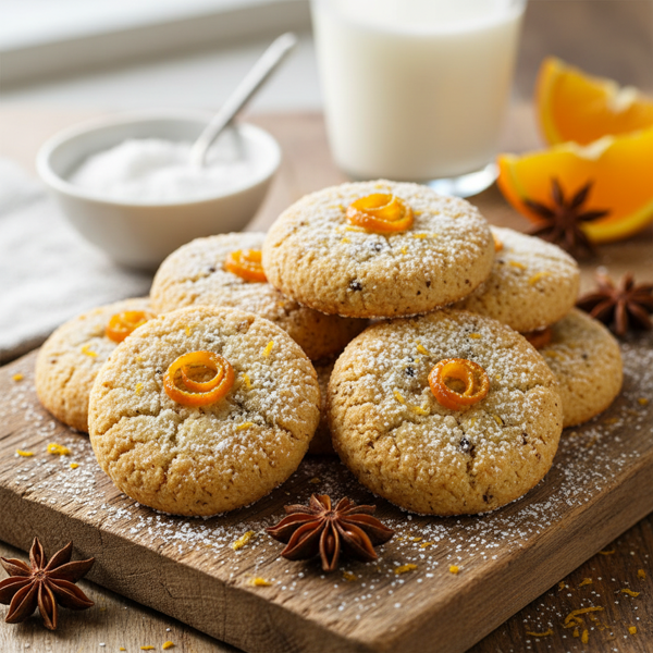 Coconut Flour Anise-Orange Delight Cookies recipe