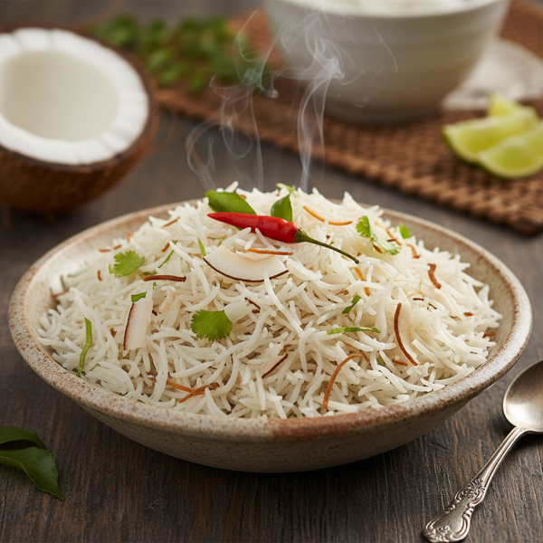 Coconut Infused Basmati Rice recipe