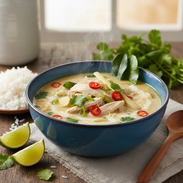 Coconut Lemongrass Chicken Soup recipe