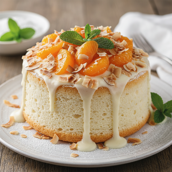 Coconut Mandarin Chiffon Delight recipe