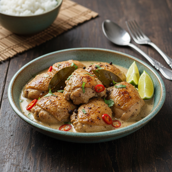 Coconut Milk Chicken Adobo recipe