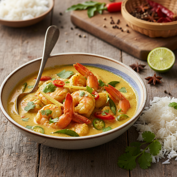 Coconut Milk Shrimp Curry recipe