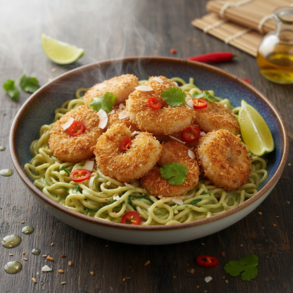 Coconut Shrimp Noodle Delight recipe