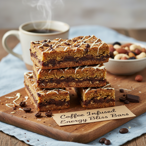 Coffee Infused Energy Bliss Bars recipe