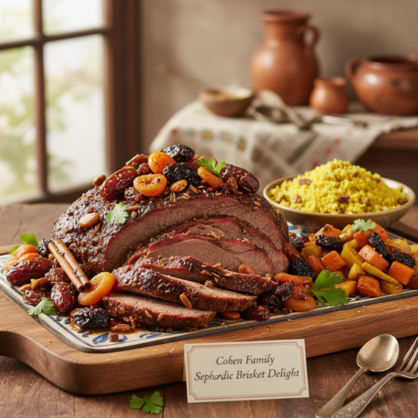Cohen Family Sephardic Brisket Delight recipe