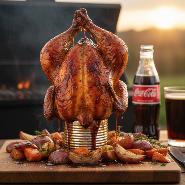 Cola-Infused Beer Can Chicken recipe