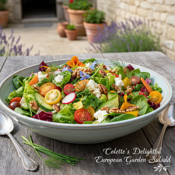Colette's Delightful European Garden Salad recipe