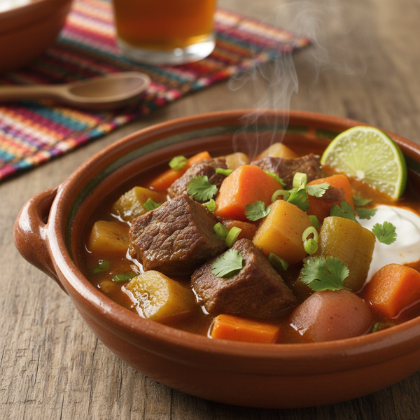 Colombian Sweet Potato and Beef Stew recipe