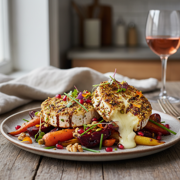 Colorful Goat's Cheese Delights recipe