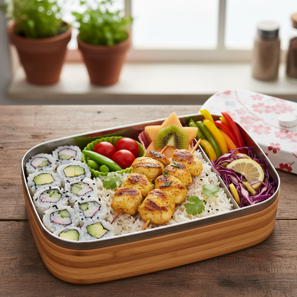 Colorful Lunch Box Delight recipe