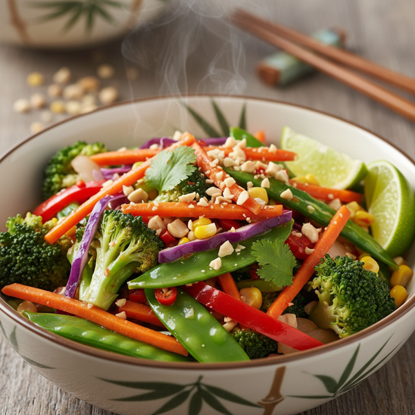 Colorful Thai Vegetable Stir-Fry recipe