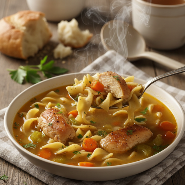 Comforting Chicken Noodle Soup recipe