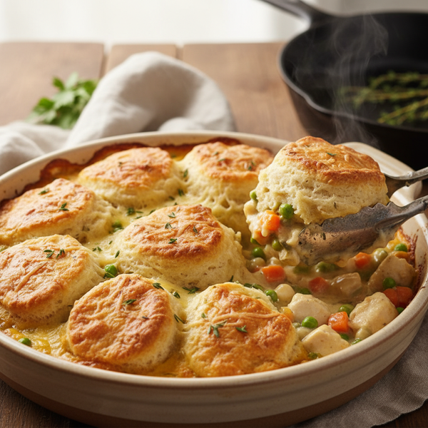Comforting Chicken & Biscuit Bake recipe