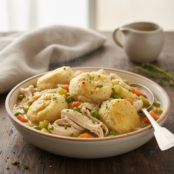 Comforting Chicken and Dumplings recipe