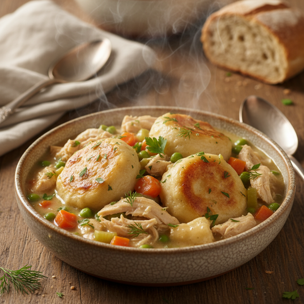 Comforting Chicken and Dumplings Delight recipe