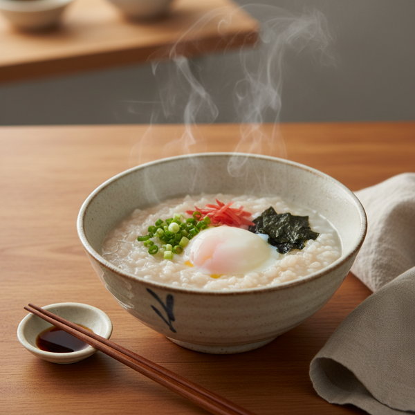 Comforting Japanese Okayu Rice Porridge recipe