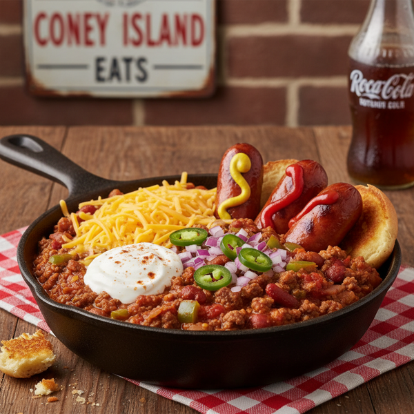 Coney Island Delight Chili recipe