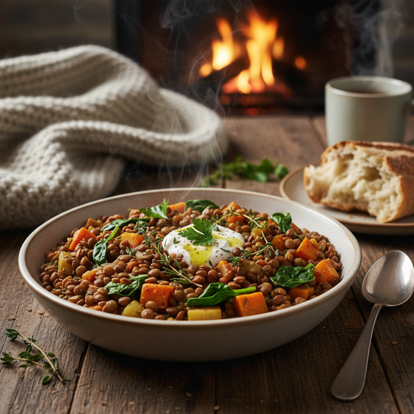Cozy Lentil Medley recipe