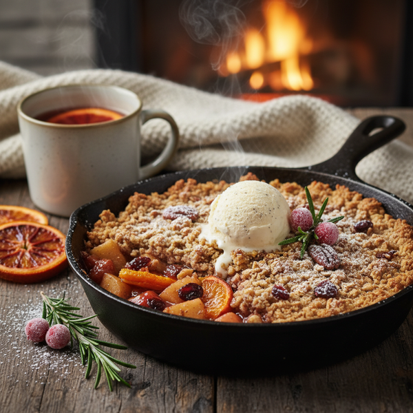 Cozy Winter Delight Fruit Crisp recipe