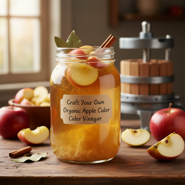 Craft Your Own Organic Apple Cider Vinegar recipe