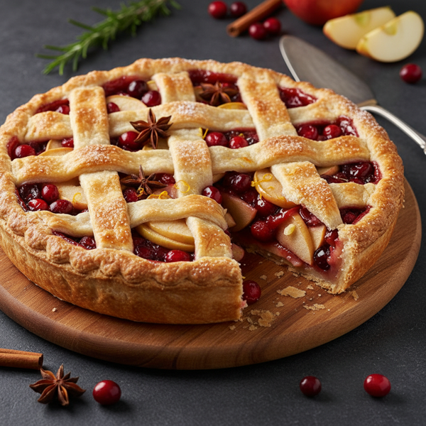 Cran-Apple Clarity Pie recipe