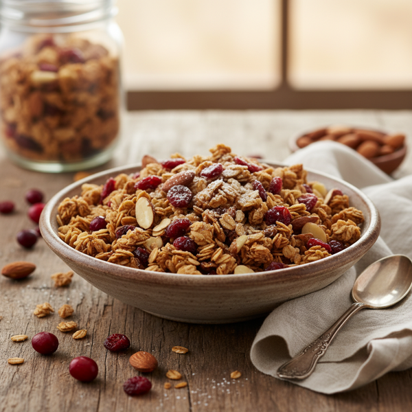 Cranberry-Almond Delight Granola recipe