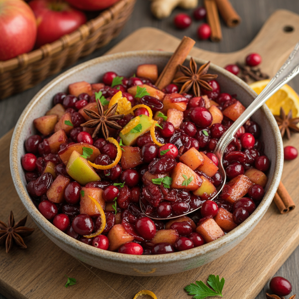 Cranberry-Apple Chutney recipe