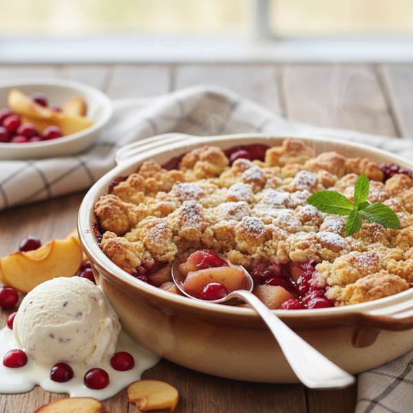 Cranberry-Apple Crumble Delight recipe