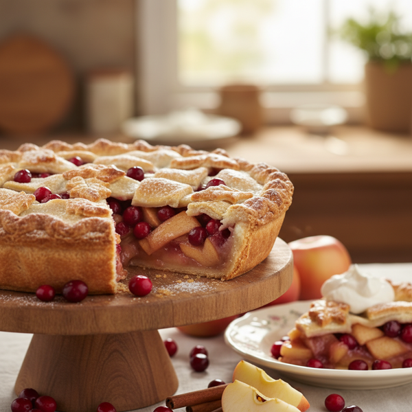 Cranberry-Apple Delight Pie recipe