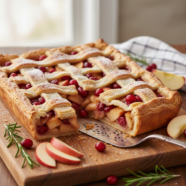 Cranberry-Apple Delight Slab Pie recipe