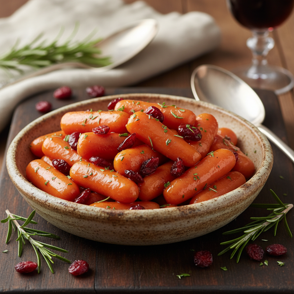 Cranberry-Butter Glazed Baby Carrots recipe