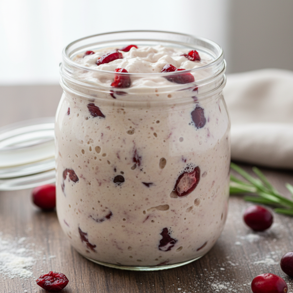 Cranberry-Infused Sourdough Starter recipe